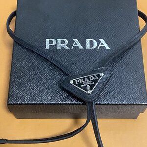 ✨BEAUTIFUL✨Prada black tie unisex